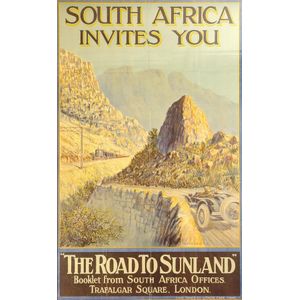An early 20th century South Africa tourist poster, 'South…