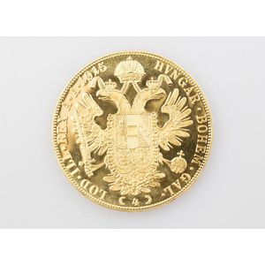 1915 1 Ducat Franz Joseph I Austria gold coin Re-Strike