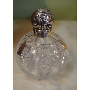 Birmingham Hallmarked Sterling Silver Perfume Bottle - Scent Bottles ...