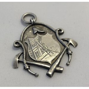 Australian sterling silver Fireman presentation medal, marked…