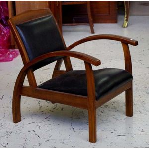 Art deco lounge chair 60 cm wide, 73 cm deep, 76 cm high