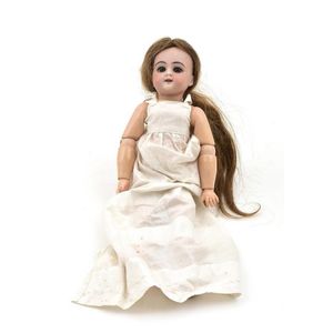 French/German post 1880 doll, with bisque head and composite…