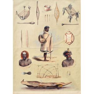 Four George French Angus 1822 - 1886 original hand coloured…