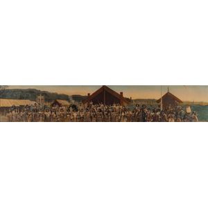 Robert Percy Moore (New Zealand, 1881 - 1948) A panoramic…
