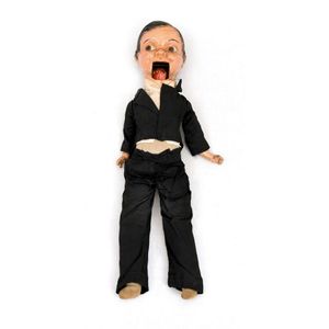 Early Ventriloquists doll. Composition head. Fabric body. Boy…