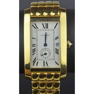 Vintage Cartier Tank Americaine wristwatches - price guide and values
