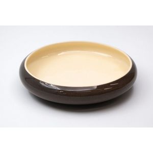 Crown Lynn Potteries, Float Bowl, with speckled brown glaze,&hellip;