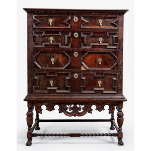 17th Century William and Mary Oak Chest on Stand - Chests of Drawers ...