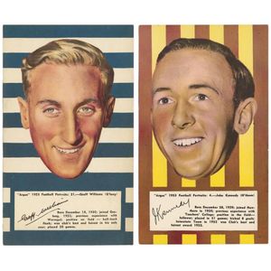 1953 Argus '1953 Football Portraits', large size (11 x 19 cm),…