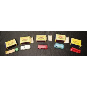 Five Matchbox series 'A Mokey Lesney' cars comprising No 20, 34,…