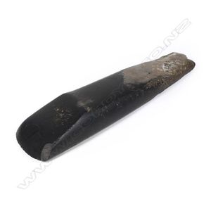 Maori argillite long toki - New Zealand Maori - Tribal