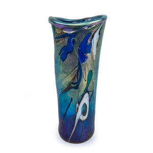 ガラスコレクション【COLIN HEANEY オーストラリア　花瓶　海モチーフ】 Discover 100 Glassies - Australia - Heaney, Colin and glass