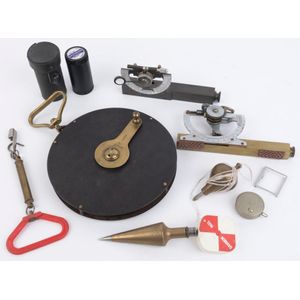 Surveyor's Field Equipment Set - Scales - Household Objects