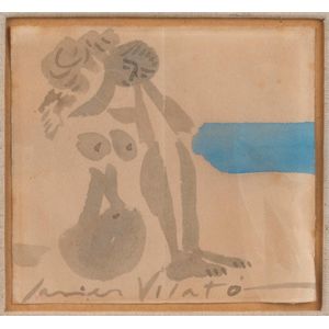 Javier Vilato Ruiz (1921-2000), untitled (nude by the sea),…