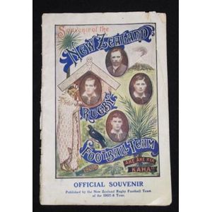 A souvenir booklet of the New Zealand rugby team, 1907/1908 Tour