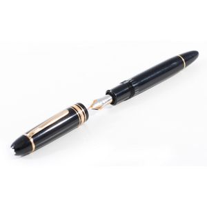A Mont Blanc Meistersteck 149 pen, styled in black with gold…