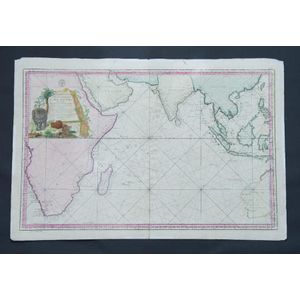 Map, Carte Reduite de L'Ocean Oriental ou Mer des Indes.&hellip;