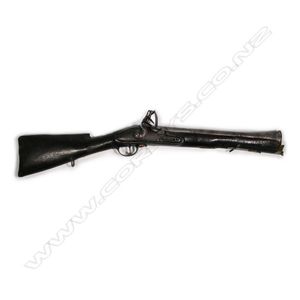 An 18th century East India Co. blunderbuss, steel barrel, the&hellip;