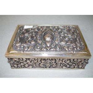 Indonesian Silver Relief Cigarette Box, Yogya Origin - Smoking ...