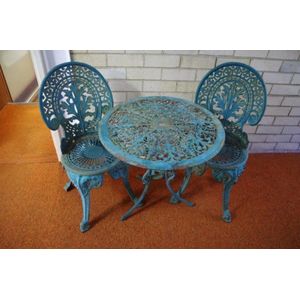 cast iron garden furniture - price guide and values