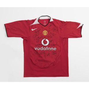 Manchester United: Manchester United home shirt from c2000 with…