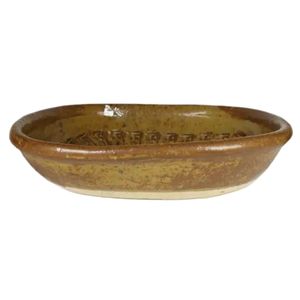 Don Thornley dish decorated with impressed stamp designs, wood&hellip;