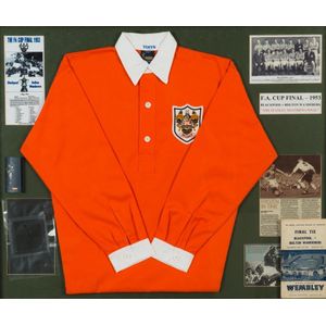 Blackpool Fc, 'FA Cup Final '53' display comprising replica…