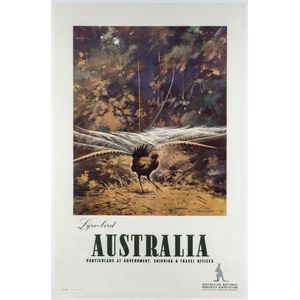 James Northfield, (Australian, 1887-1973), Lyre-Bird, Australia,…