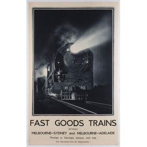 Victorian Railways. Fast Goods Trains between Melbourne -…