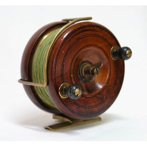 Scarborough Wooden Fishing Reel with Brass Foot and Handles - Sporting  Equipment - Fishing - Recreations & Pursuits
