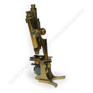A 19th century Smith Beck & Beck, London brass binocular cased…