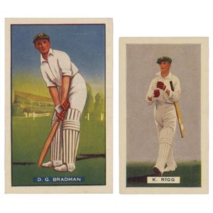 1938 Hoadleys Chocolates 'Test Cricketers', medium size,…