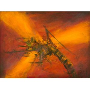 Pro Hart (1928-2006), Insect, oil on board, signed and dated…