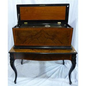 Nicole Freres, Geneva. Interchangable music box having 6…