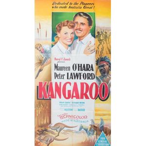 Movie Poster: c. 1952 'Kangaroo' Australian 3 sheet movie…