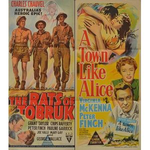 Two Australian daybill posters, including 'A Town Like Alice'…