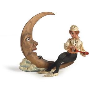 A 19th century automaton, Pierrot Serenading the moon, Gustav…