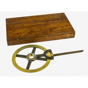 Brush & Mae Donnell, Melbourne brass surveyor's measuring wheel…