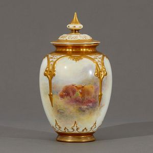 Harry Stinton (England), Royal Worcester artist - price guide and values