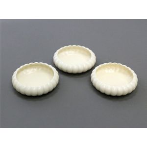 Crown Lynn Potteries, matching trio of white float bowls,&hellip;