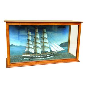 A good N.Z. colonial kauri cased ship's model 'Lady Jane',…