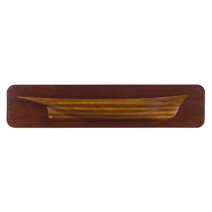 A half model boat, huon pine and cedar, 19th century, 24 x 102…
