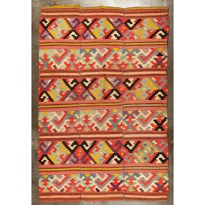 A West Anatolian Kilim turkey, 20th century, 216 x 147 cm