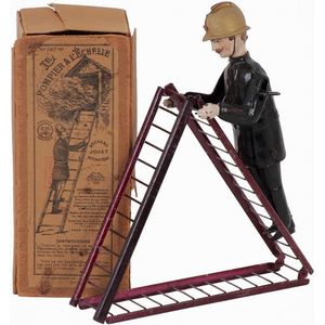 Fernand Martin Tin Toy 'Le Pompler', c1900. The Fireman…