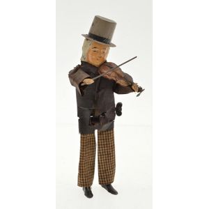 Fernand Martin (France) 'The Merry Violinist' clockwork toy,…