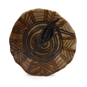 Gloria Fletcher Thancoupie stoneware bowl with oxide decoration&hellip;