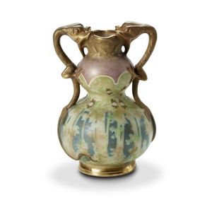 Austrian amphora Art Nouveau porcelain vase. With dragon… - Amphora ...