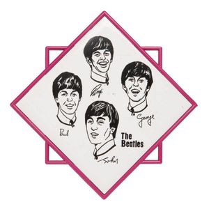 The Beatles: 1963 'A Beatles Souvenir' Pic-Plaque by Proudholme…