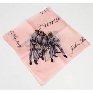 The Beatles: 'Beatlemania Sweeps Australia' silk scarves in…