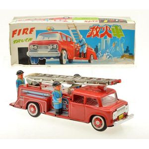 Two tin friction powered models, including Airport Limousine…